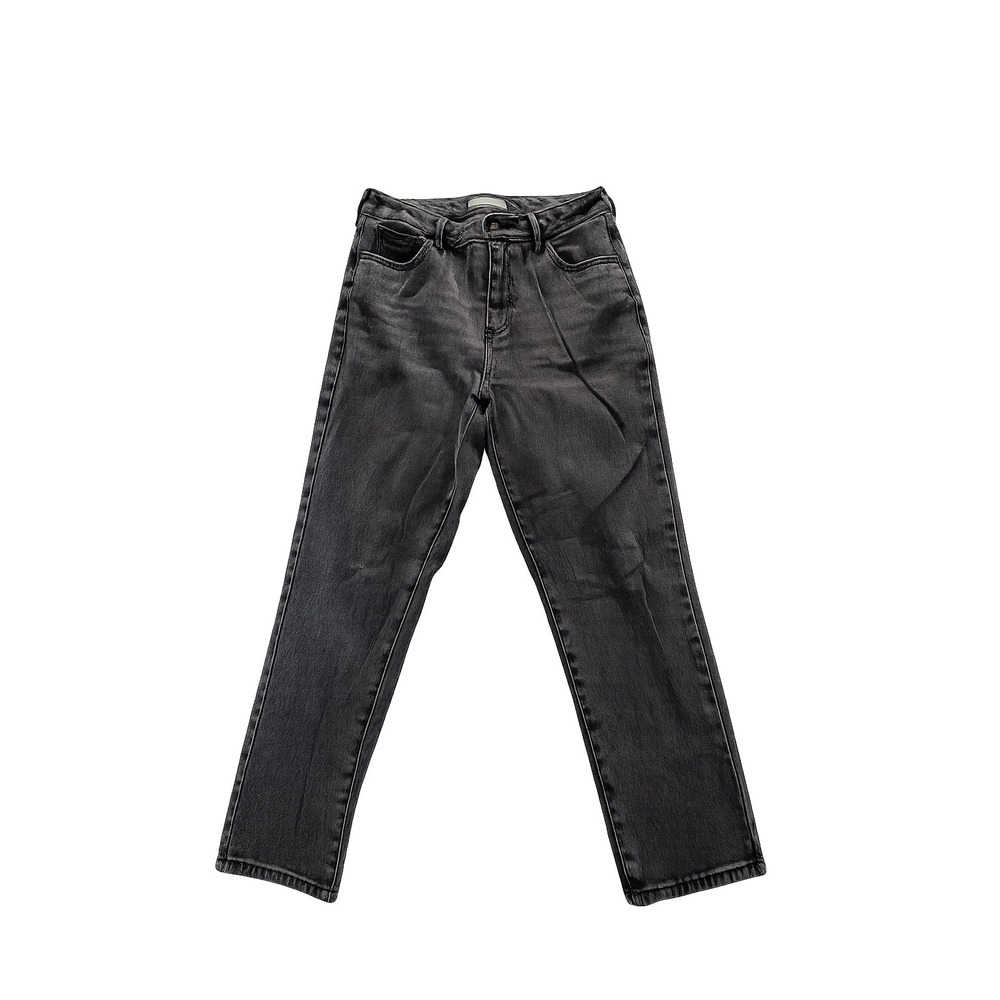 PacSun Mom Jeans Womens 28 Faded Black High Waisted Relaxed Tapered Denim